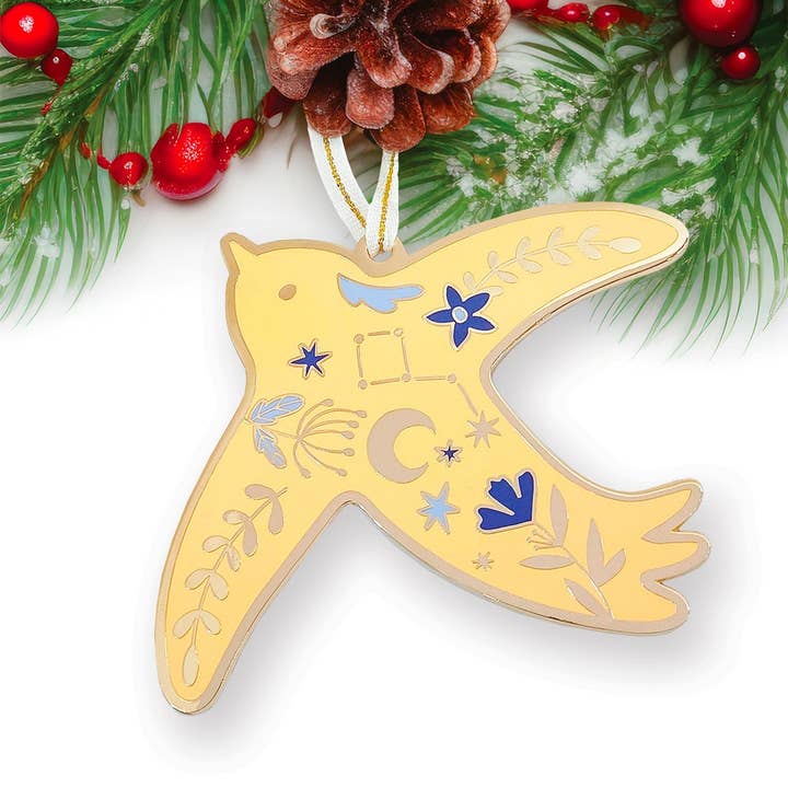 Enfeite de Natal Pendurado Scandy Winter 10cm por atacado de Hirondelle & Cie