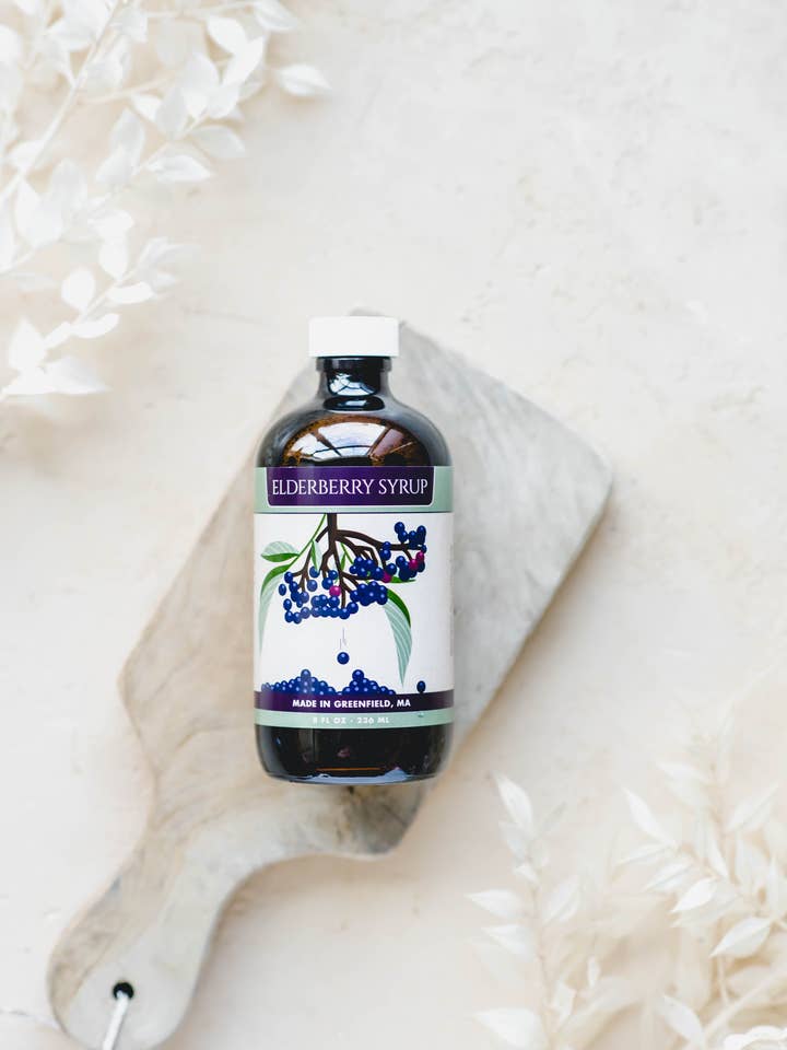 Elderberry Syrup for wholesale by Sweet Birch Herbals