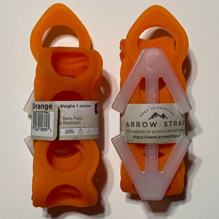 Orange ArrowStrap w/ Barcoded Label for wholesale by ArrowStrap