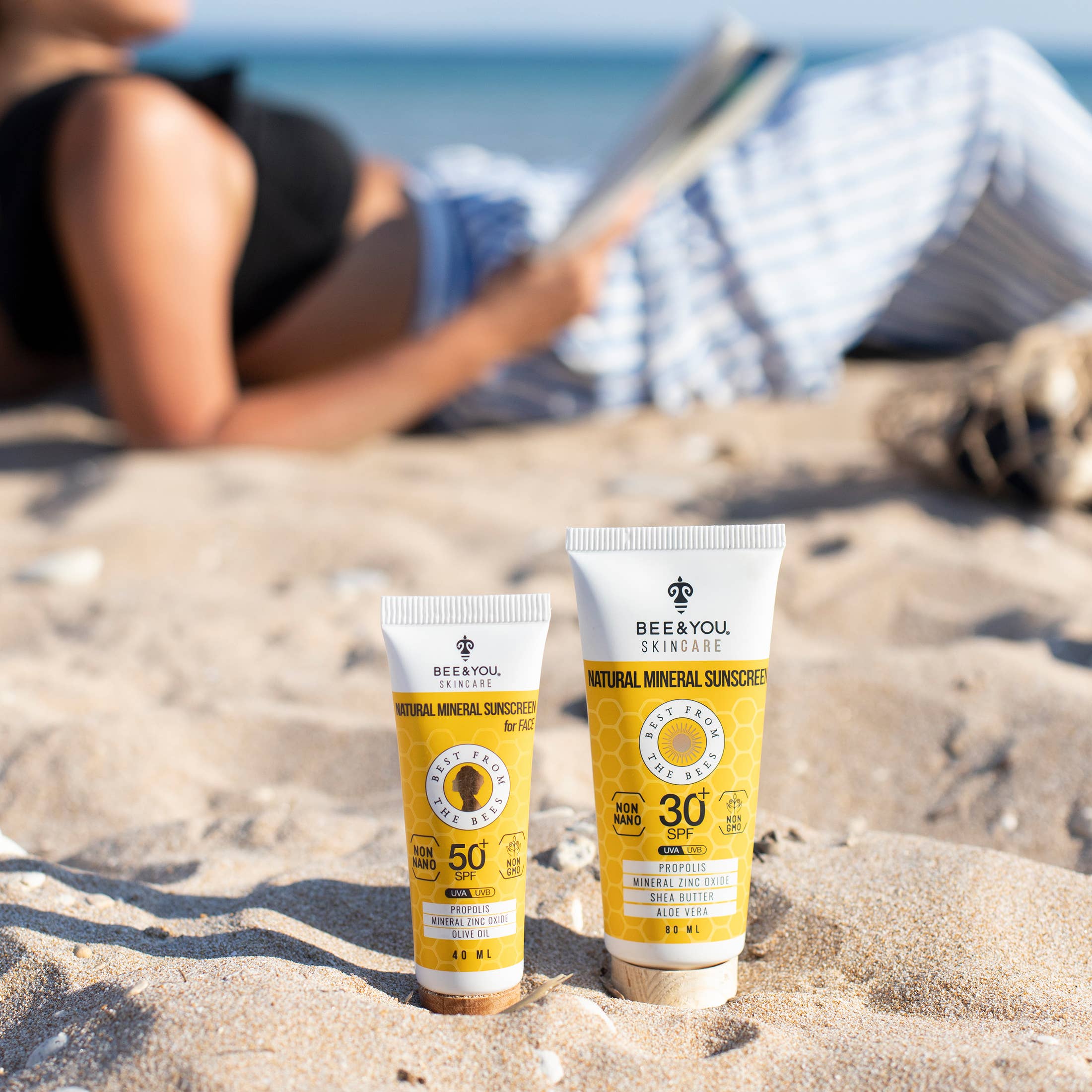 BEE&YOU – wholesale Sunscreen – SPF 50 Natural Mineral Sunscreen for Face | Coral Reef Safe3