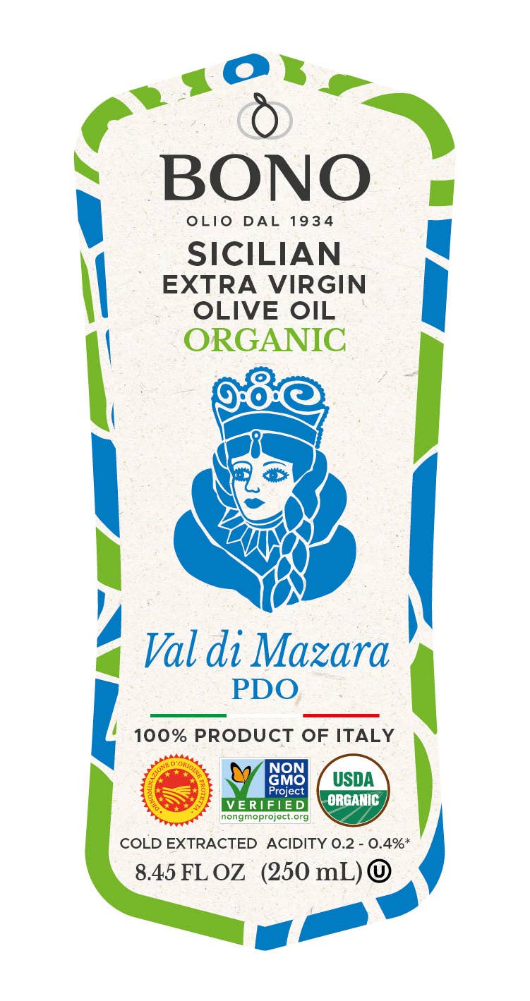 Bono USA Inc. - Wholesale Olive Oil - Bono "Mini" PDO Cert. Val Di Mazara Organic Virgin Olive Oil2