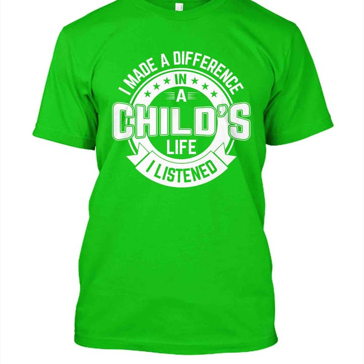 I Made A Difference In A Chid's Life T-Shirt for wholesale by Get Cho' Tee On - T-Shirt Designs