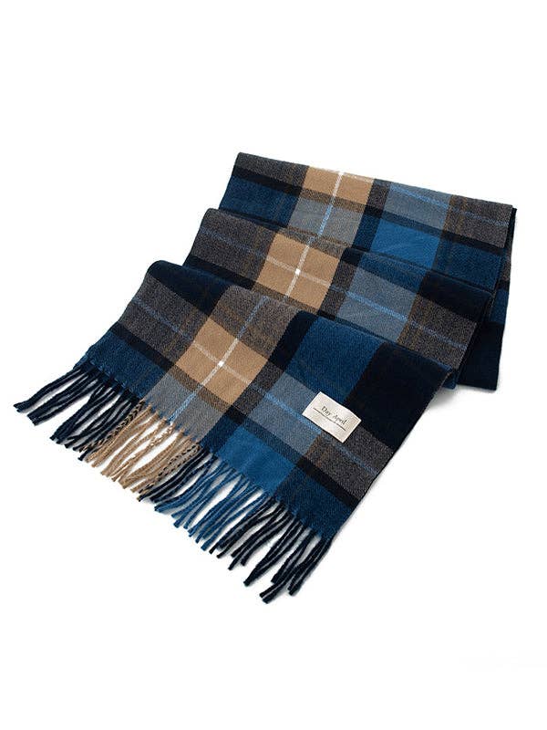 Ekartini - Wholesale Scarf - Women's - Keep Warm Plaid Tasseled Shawl&Scarf10