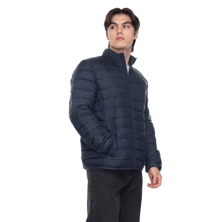 Rokka & Rolla - Wholesale Puffer Jacket - Men's - Men's Light Packable Puffer Jacket3