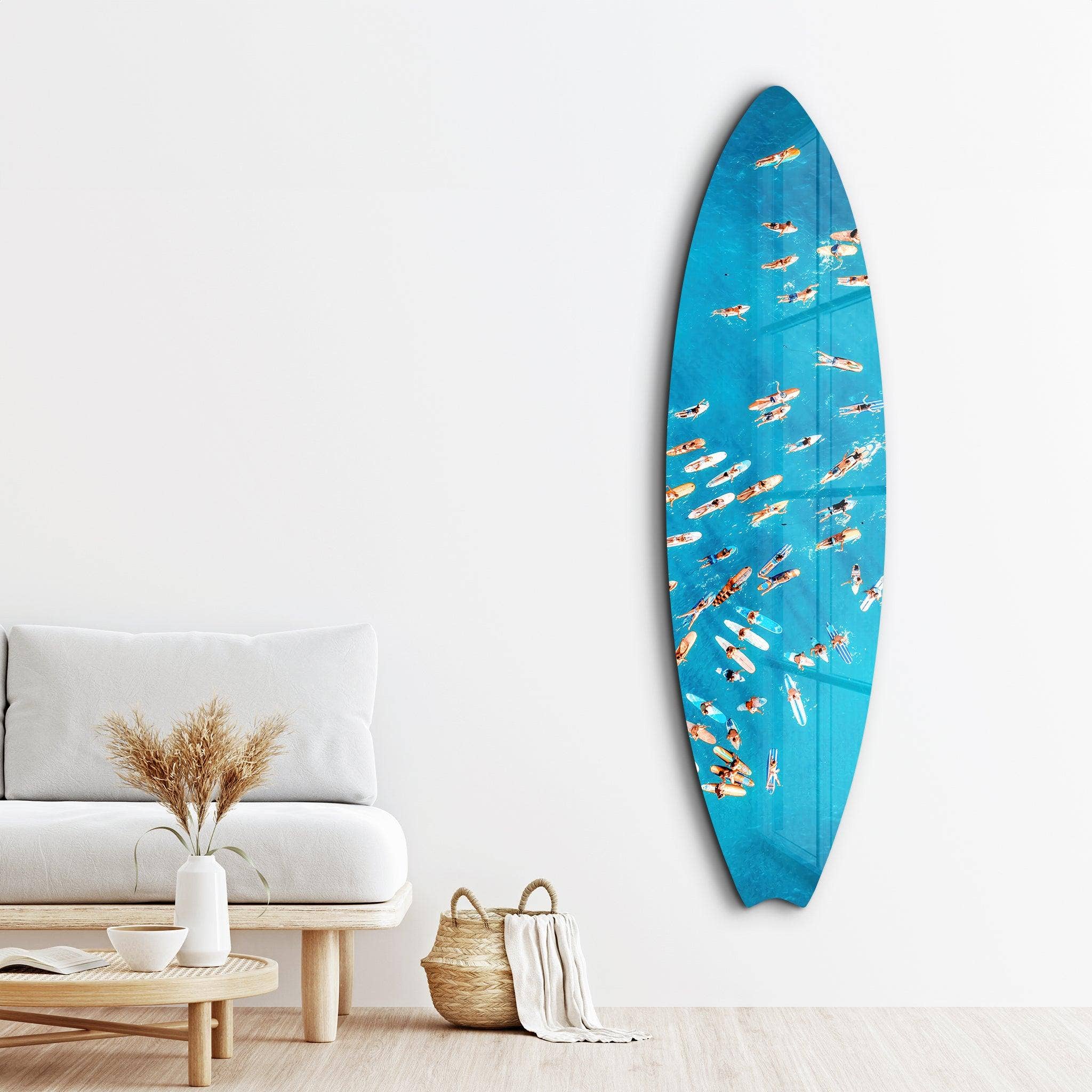 Artdesigna KG - Wholesale Wall Accent - Surf's Up | Surfboard Glass Wall Art2