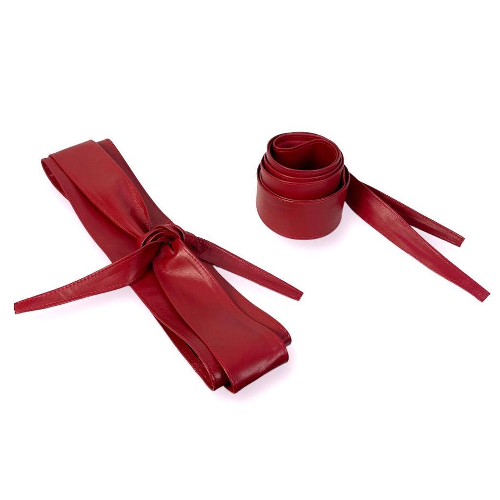 Chenson & Gorett - Wholesale Riem - Dames - Leren sjerp ceintuur voor dames in grote maten10