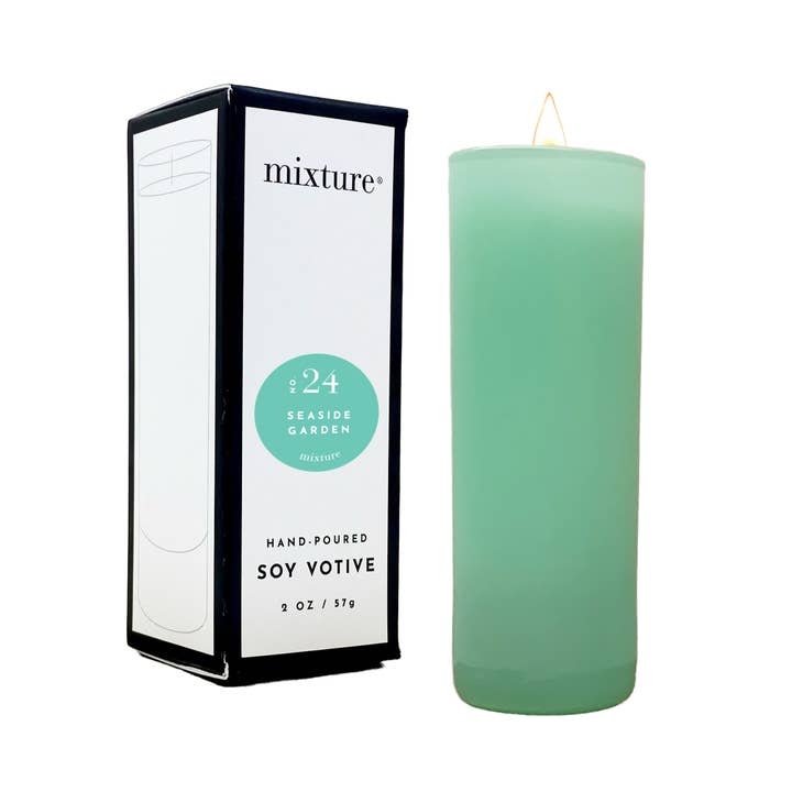 Mixture Home - Wholesale Votive Candle - 2 oz Seafoam Votive