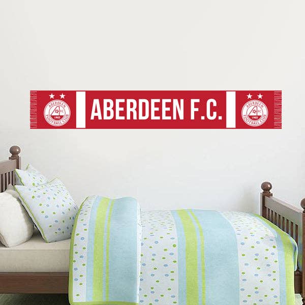 Aberdeen Football Club - De Dons Sjaal Muursticker voor wholesale door Themed