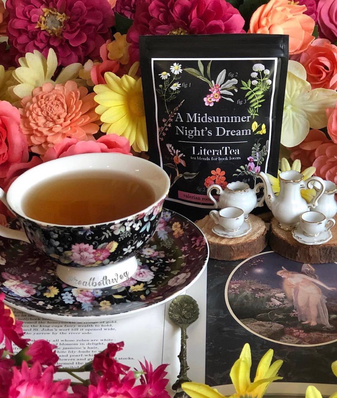 Fly Paper Products - Wholesale Loose Tea - A Midsummer Night's Dream Specialty Nighttime Tea8