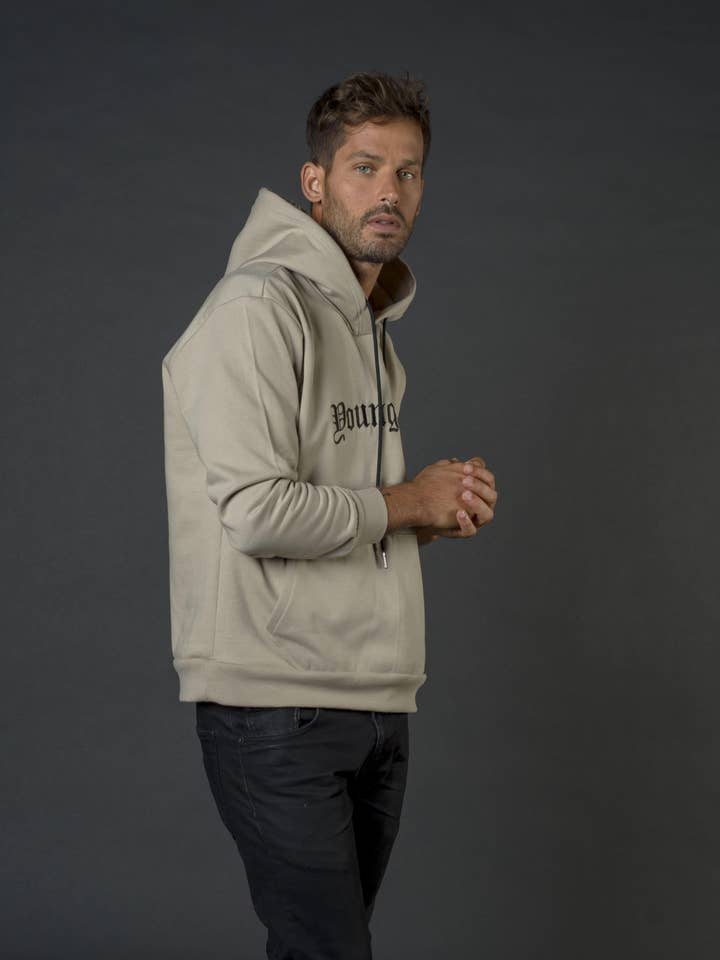 London kamel hættetrøje for engroshandel hos Young God