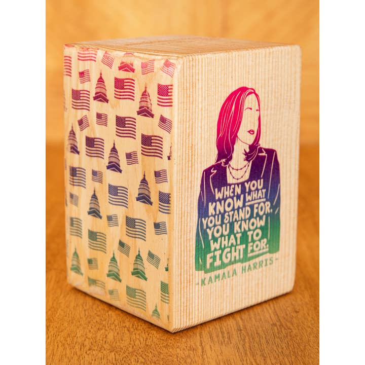 ARCHd - Wholesale Bookend - Iconic Woman Quote Bookend (sold individually) NATURAL WOOD6