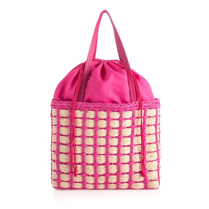 JUANITA TOTE, PINK and other Purchase Wholesale sacchetti juta. Free Returns & Net 60 Terms on Faire trending on Faire.