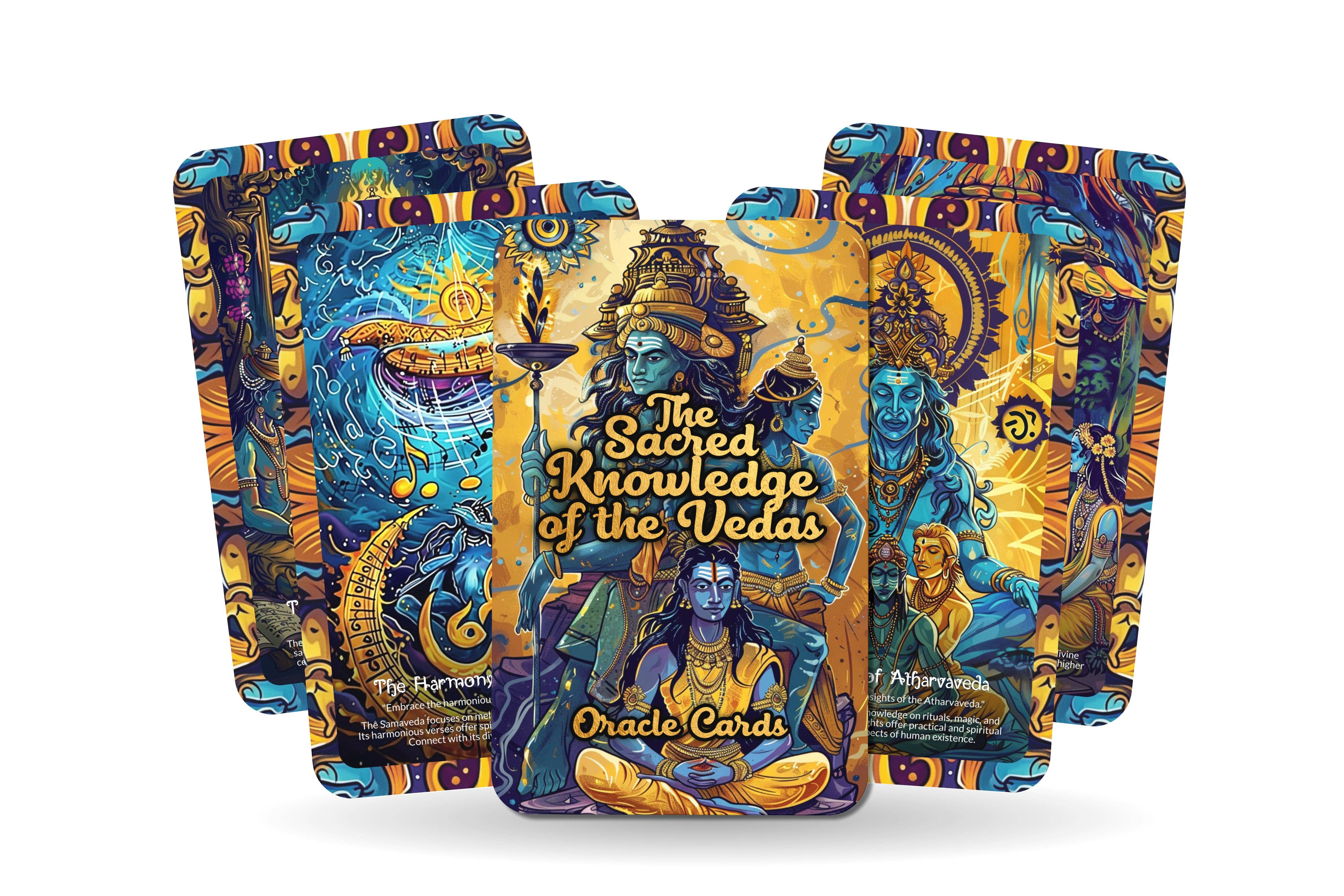 IBIZA TAROT - Wholesale Tarot Cards - Sacred Knowledge of the Vedas Oracle Cards - 22 Cards4