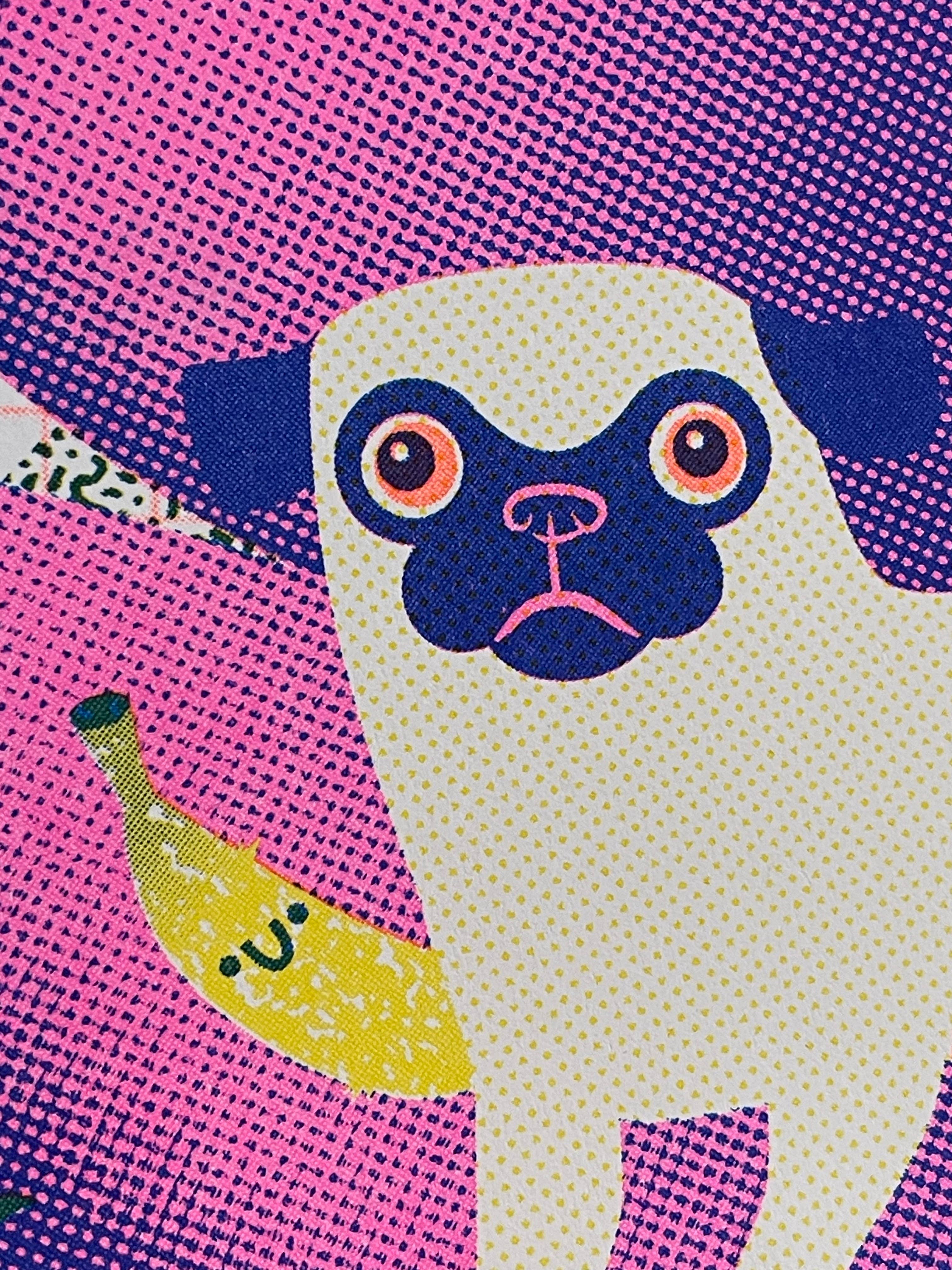 Nerfect Artistic Novelties - Wholesale Art Print - Best Friends Risograph Print2