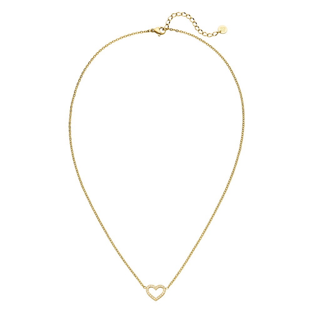 Schmuckgroßhandel – wholesale Pendant/charm necklace – Shine Heart Necklace | 18K Gold Plated4