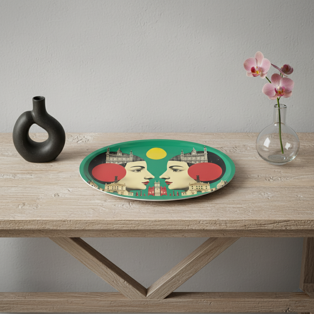 Mouchkine Jewelry - Wholesale Decorative Tray - art chitecture tray 31x22 cm5