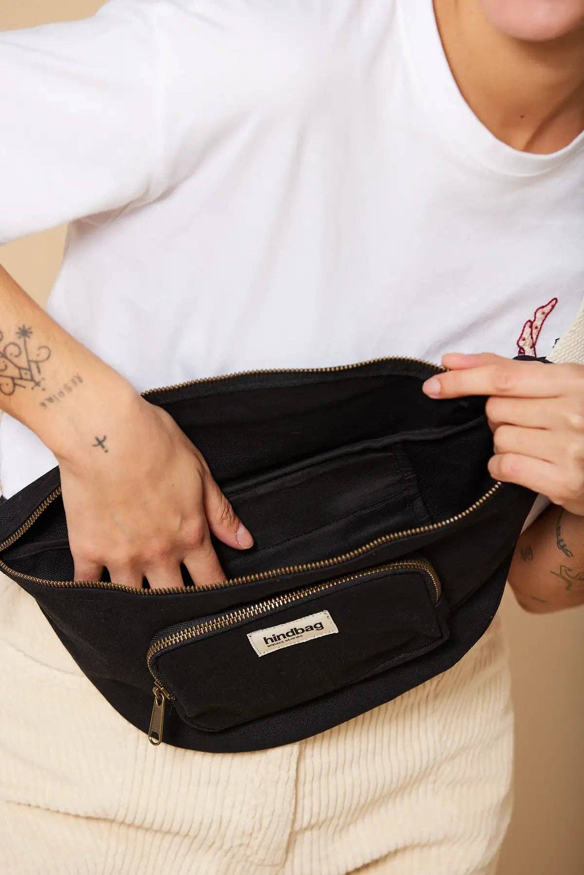 Hindbag - Wholesale Belt Bag - Women's - Sofia Black Fanny Pack3