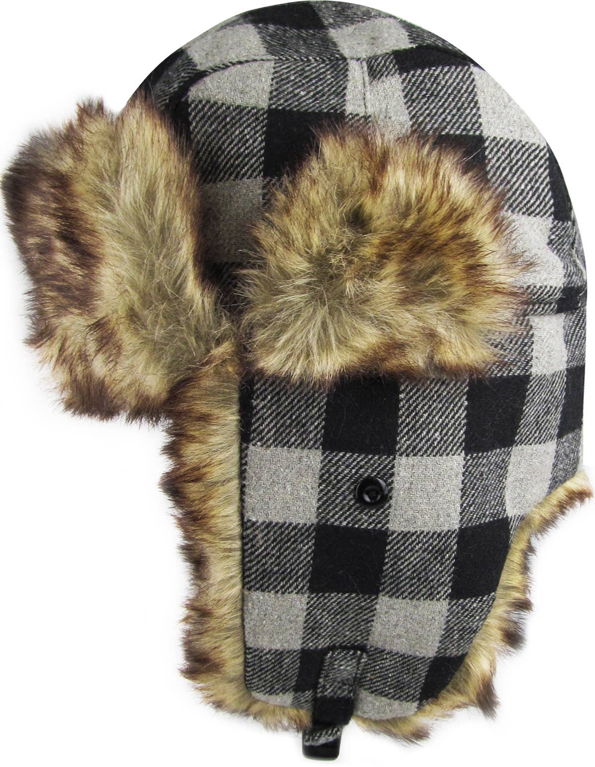 KBETHOS - Wholesale Trapper/Bomber Hat - Unisex - Buffalo Plaid Trapper2