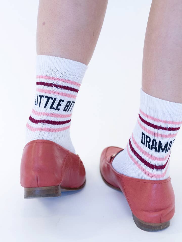 Mardy Bum Active Club - Wholesale Socks - Unisex - Little Bit Dramatic: Slogan Sports Socks1
