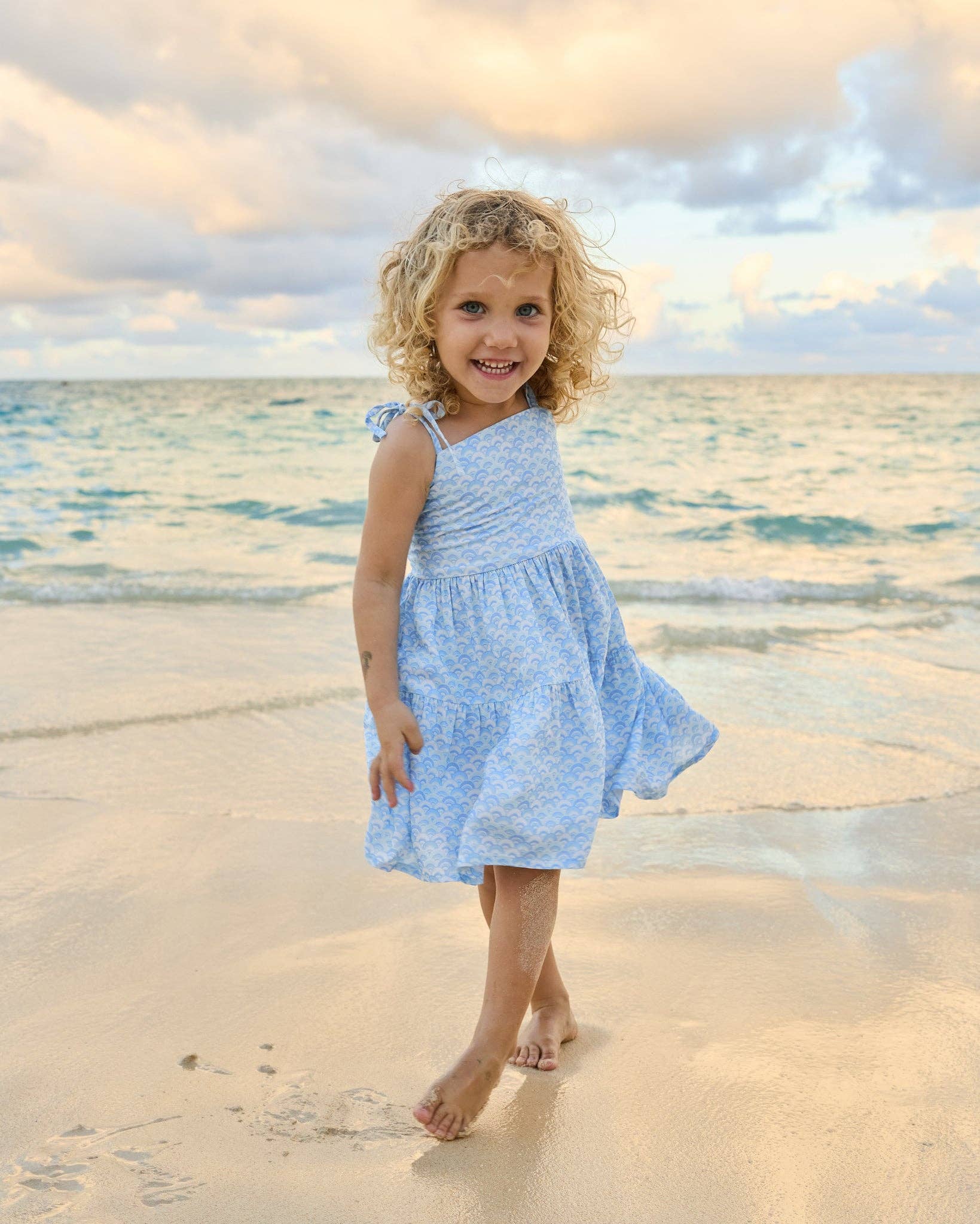 Blu The Anguilla - Mini - Abito da resort per ragazze in vendita all'ingrosso su Faire2