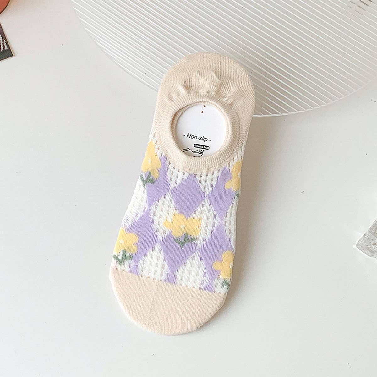 ACCITY - Wholesale Socks - Women's - WOMEN CARTOON INVISIBLE HOLLOW SOCKS_CWMS043411