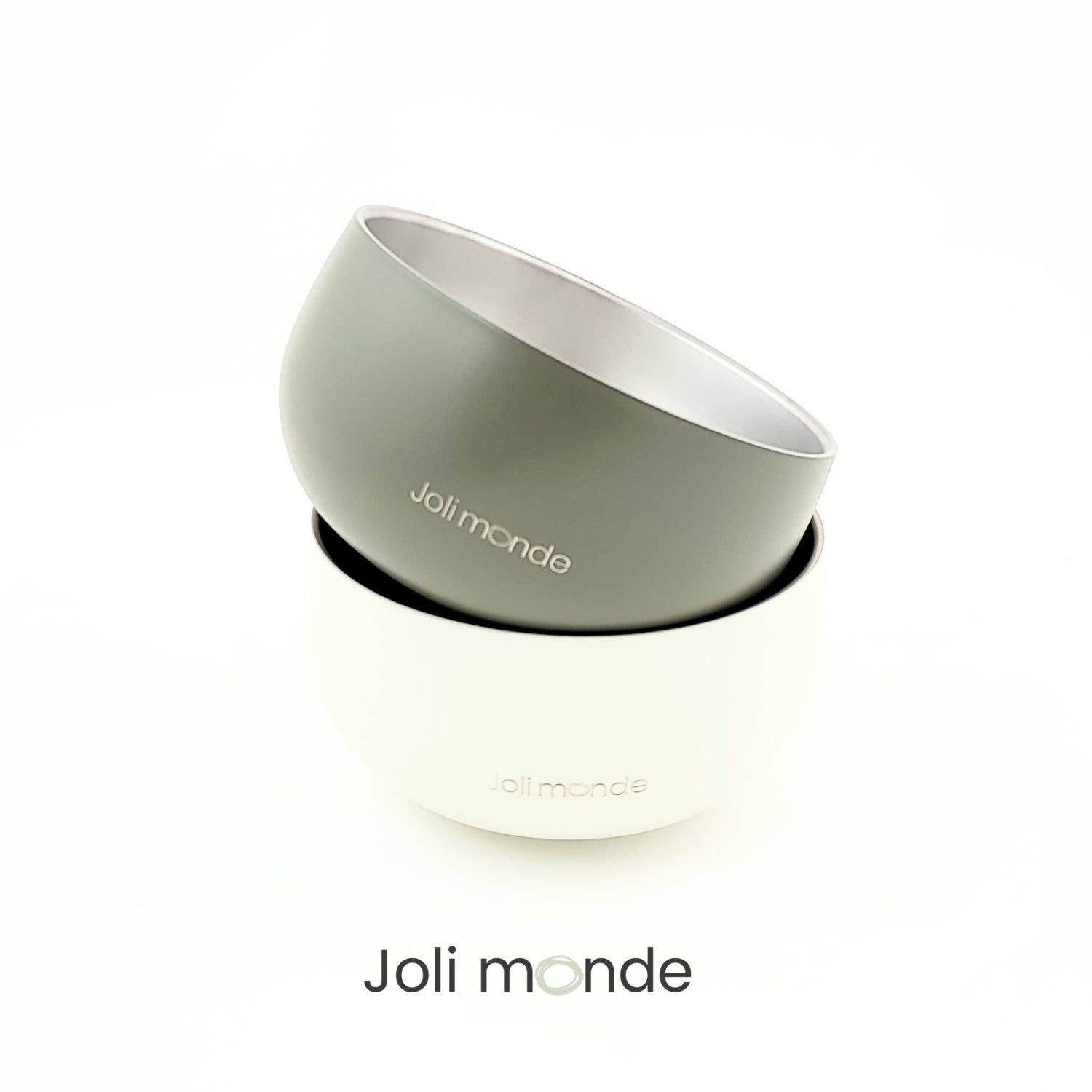 Joli Monde - Wholesale Bowl - Kids & Baby - 400 ml colored stainless steel bowl. Lichen3