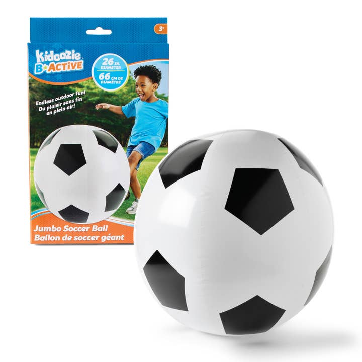 Kidoozie B-Active Bola de Futebol Jumbo, Brinquedo Desportivo Insuflável por atacado de Epoch Everlasting Play