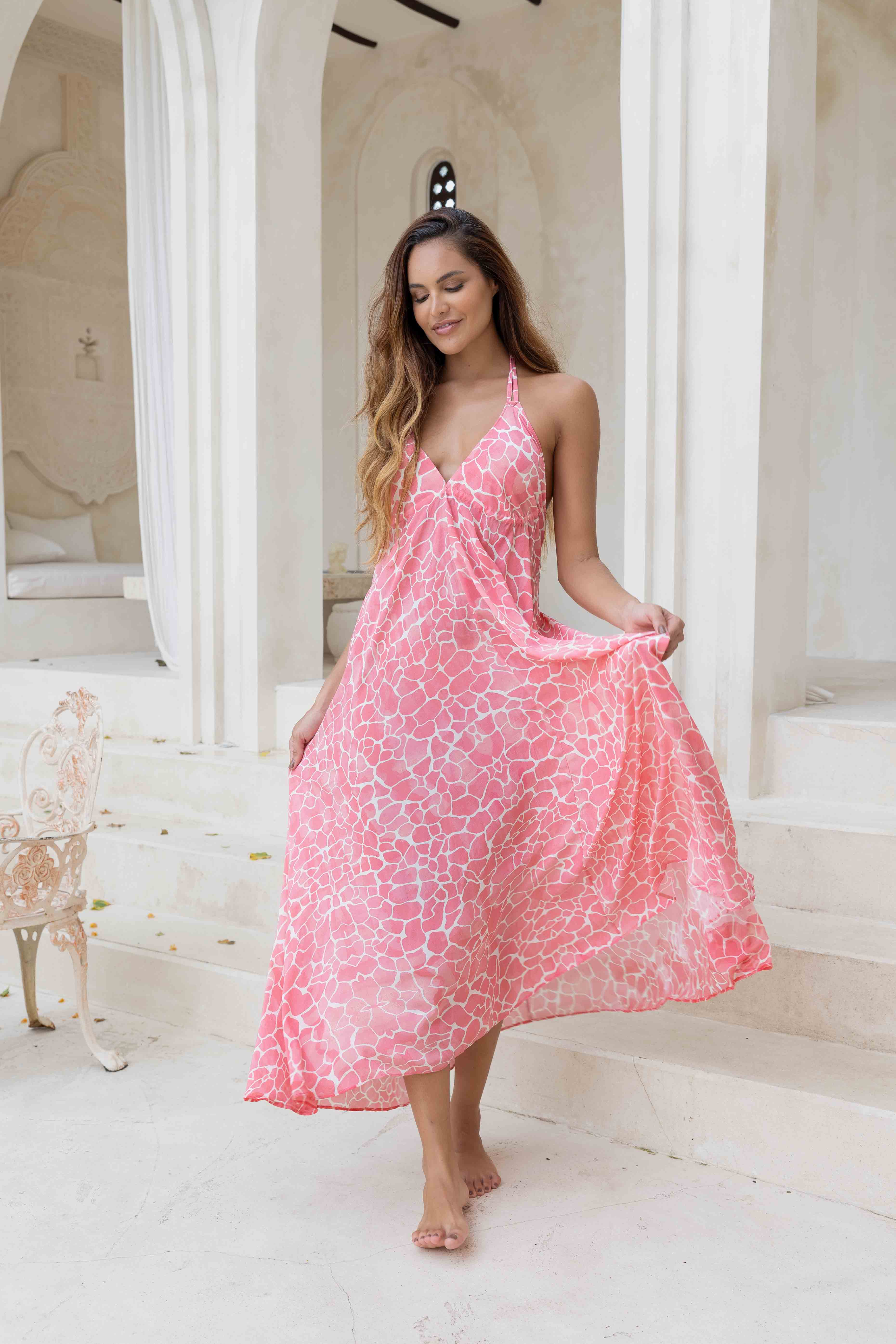 Sophia Alexia - Wholesale Dress - Women's - CANDY PEBBLES SILK IBIZA DRESS3