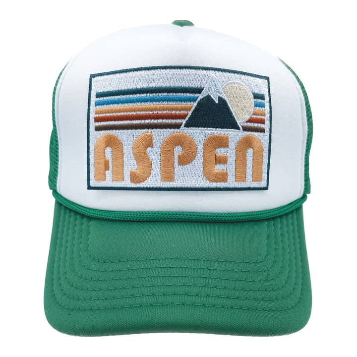 Kids Aspen, Colorado Trucker Hat for wholesale by Hey Mountains