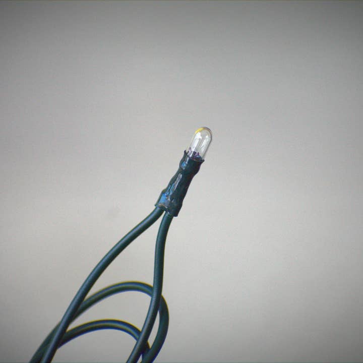 Wholesale Home Decor - Wholesale String Lights - 50 Bulb Primitive RICE String Lights 10ft Green Cord