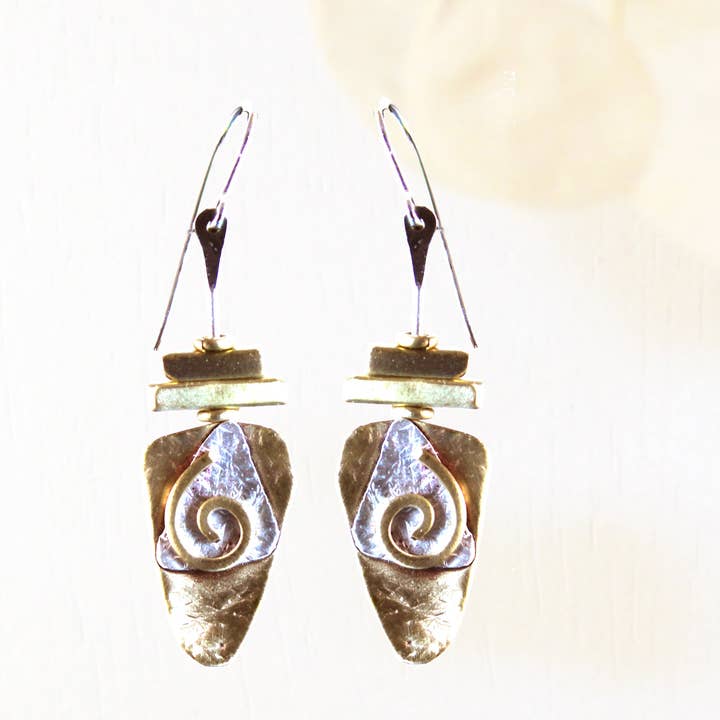 At the Seaside Sterling and Brass Made by the Gulf for wholesale by Whitney Designs Ltd.