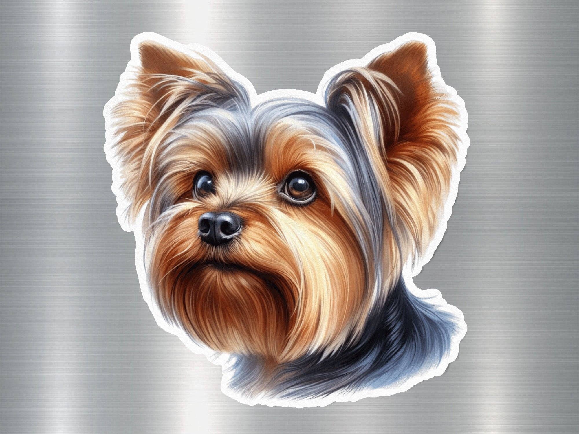 GraffMerch.com – wholesale Telefon- och laptopklistermärken – Yorkshire Terrier hundklistermärke0