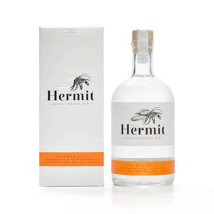 Hermit Spirits B.V. - Vente Gin - Gin Hermit Dutch Coastal - frais, vif avec une touche salée