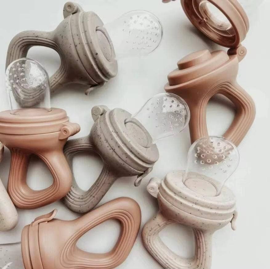 ChoO - Venta al por mayor Mordedor - Bebés - Chupete ergonómico de silicona - Beige2