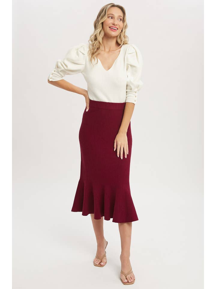 Bluivy - Wholesale Skirt - Women's - MERMAID SWEATER MIDI SKIRT6