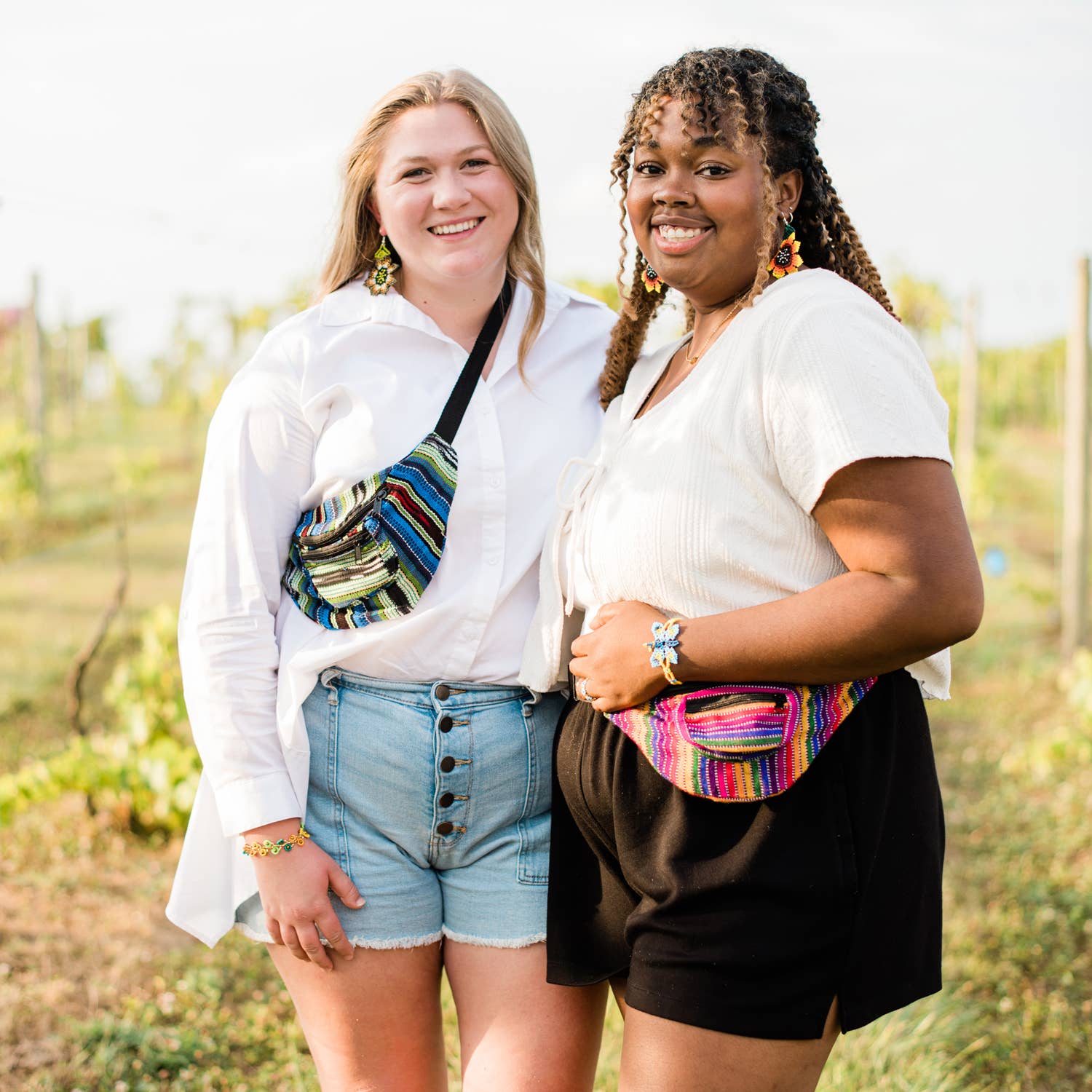 Lucia's Imports – wholesale Midjeväska - Dam – Ikat Fanny Pack7