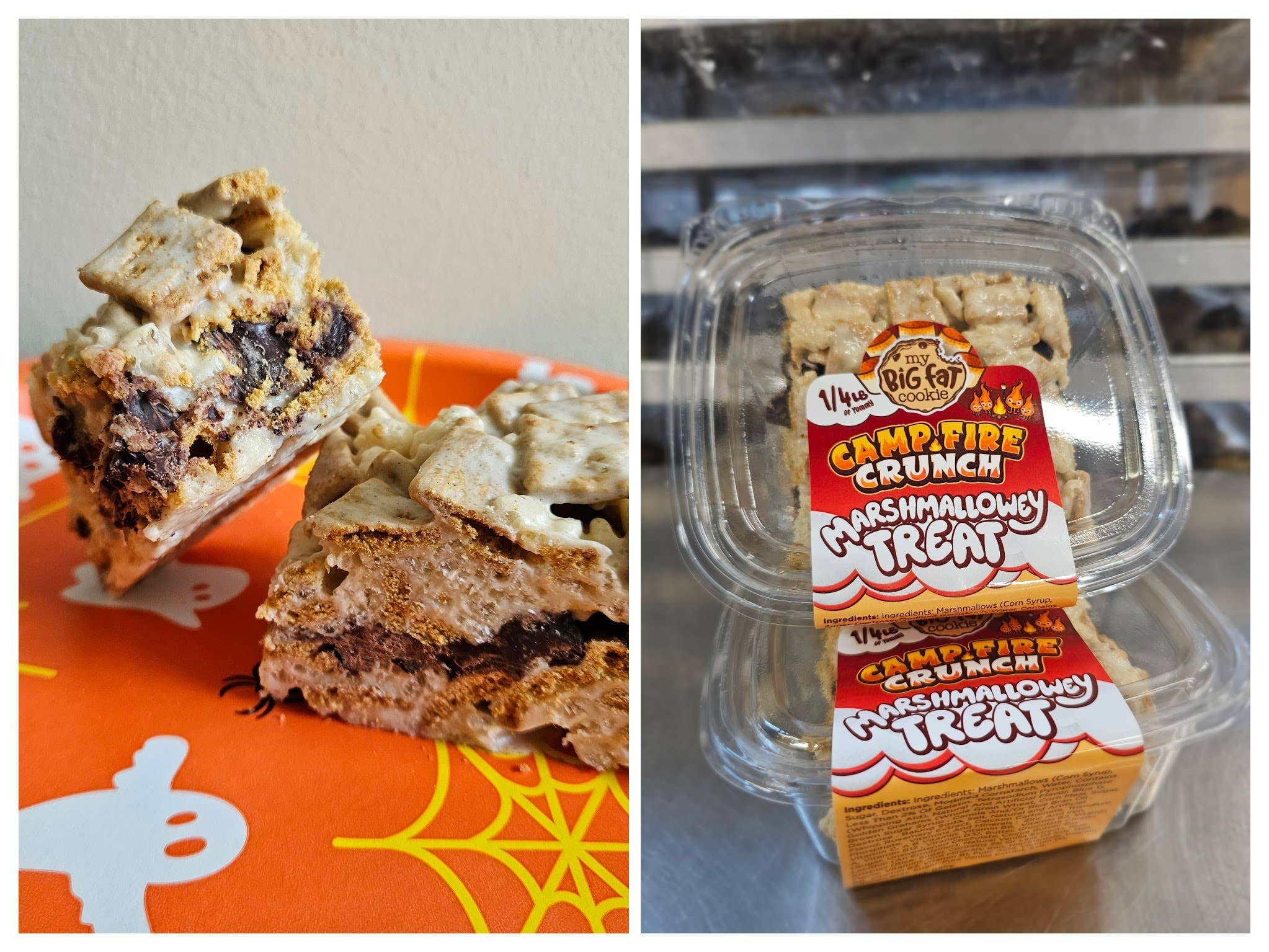 My Big Fat Cookie - Wholesale Puffed rice treat - Marshmallowey Treat: CampFire Crunch