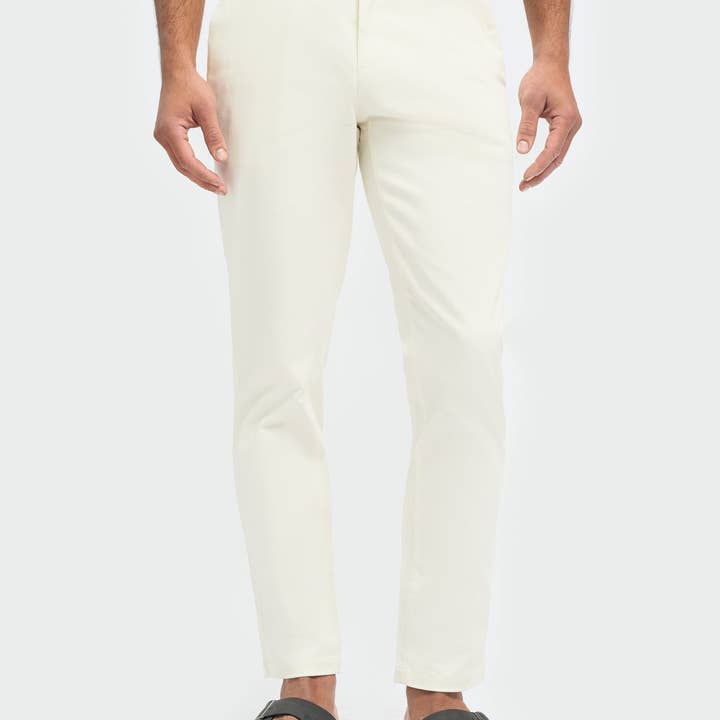 Chino pants men Ecru - Cavani Dakota for wholesale by CASTLESON