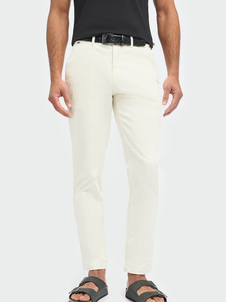 Chino pants men Ecru - Cavani Dakota for wholesale by CASTLESON