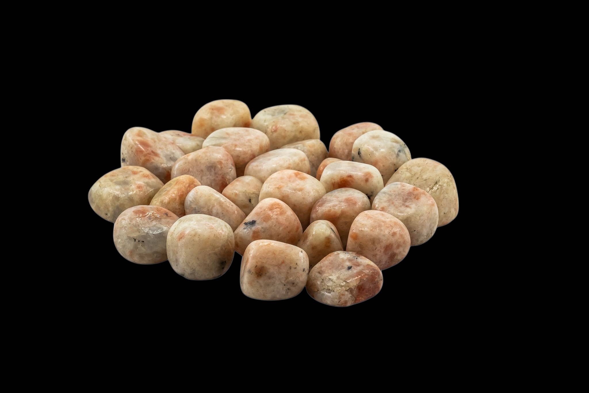 Quasar Gems USA - Wholesale Spiritual Stone/Crystal - Sunstone Tumbled 1KG/2lbs1