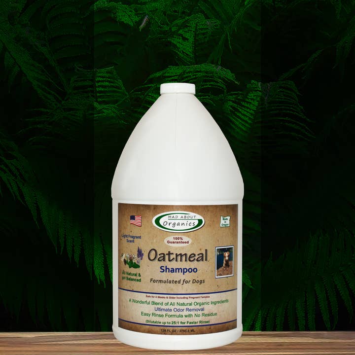 Mad About Organics - Wholesale Pet Shampoo - Dog - Oatmeal Shampoo Formulated for Dogs