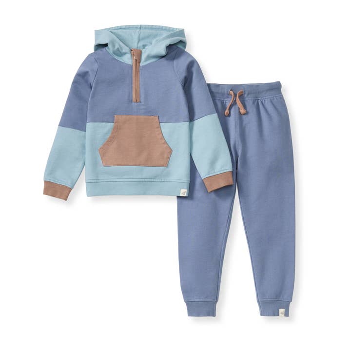 Color Blocked Toddler Sweatshirt Set
 for wholesale by Burt's Bees Baby