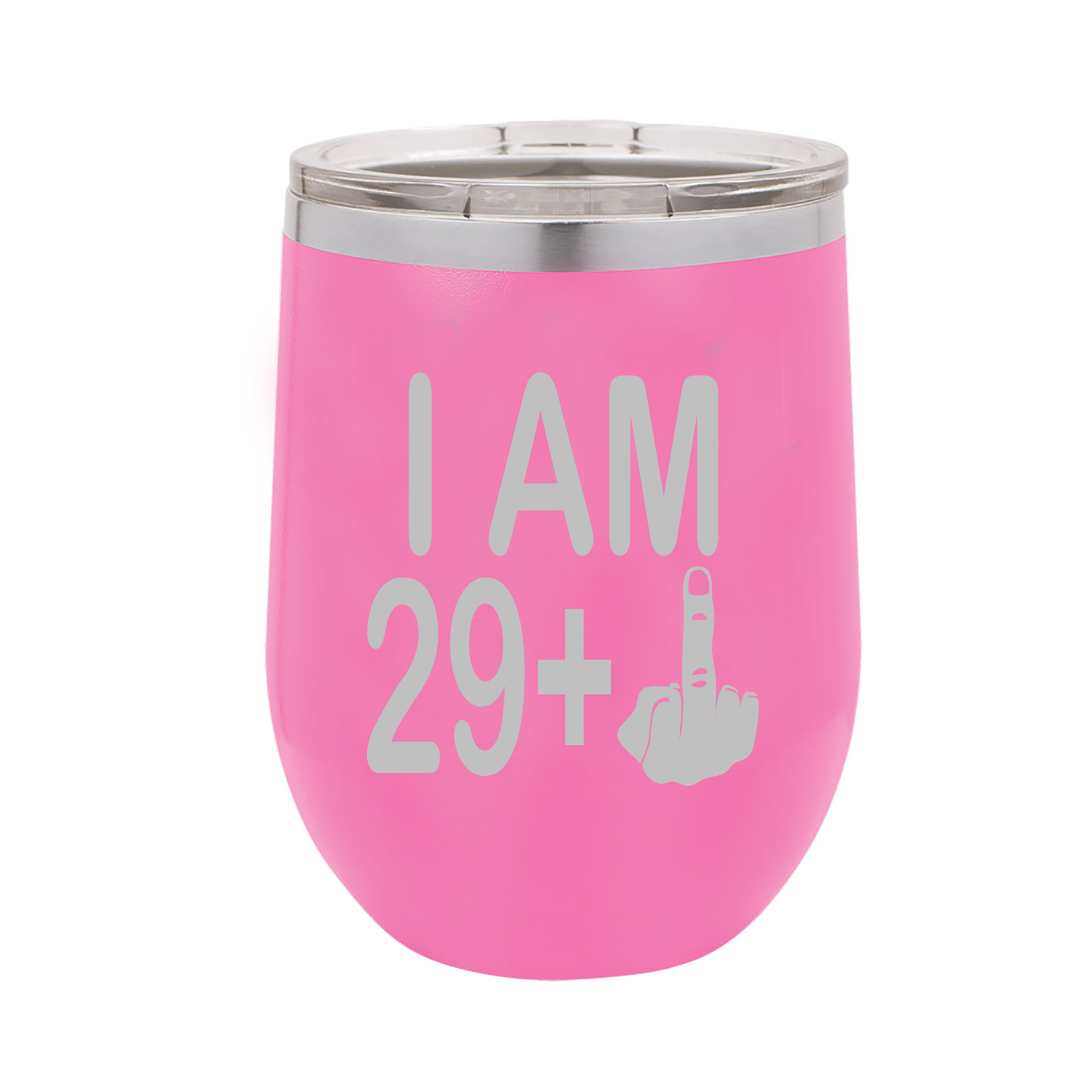 Calm Down Caren - Wholesale Insulated Mug/Tumbler - I am 29 + Middle Finger Polar Wine Tumbler - 30th Birthday3