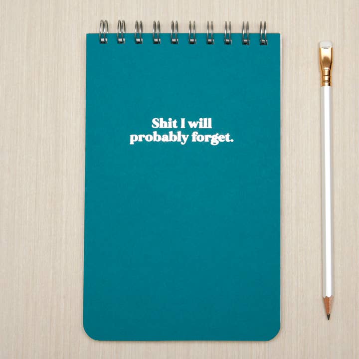 Original Brooks - Wholesale Notepad - Large Checklist Notepad - Shit I will probably forget
