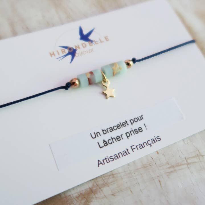 Hirondelle Bijoux - Wholesale Beaded Bracelet - adjustable gemstone bracelets sold in a set of 108