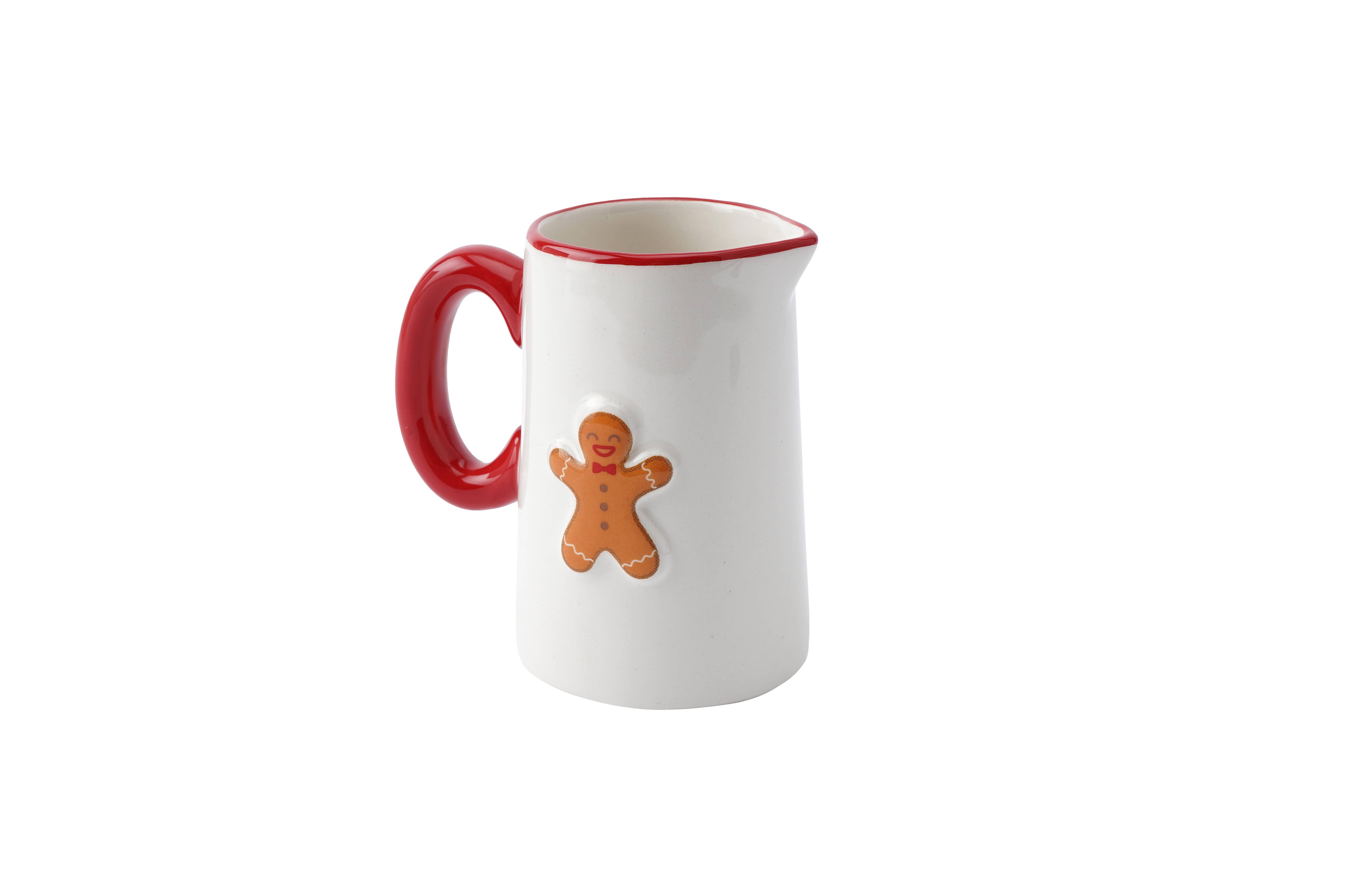 CGB Giftware - Wholesale Jug - Christmas Gingerbread Man Milk Jug1