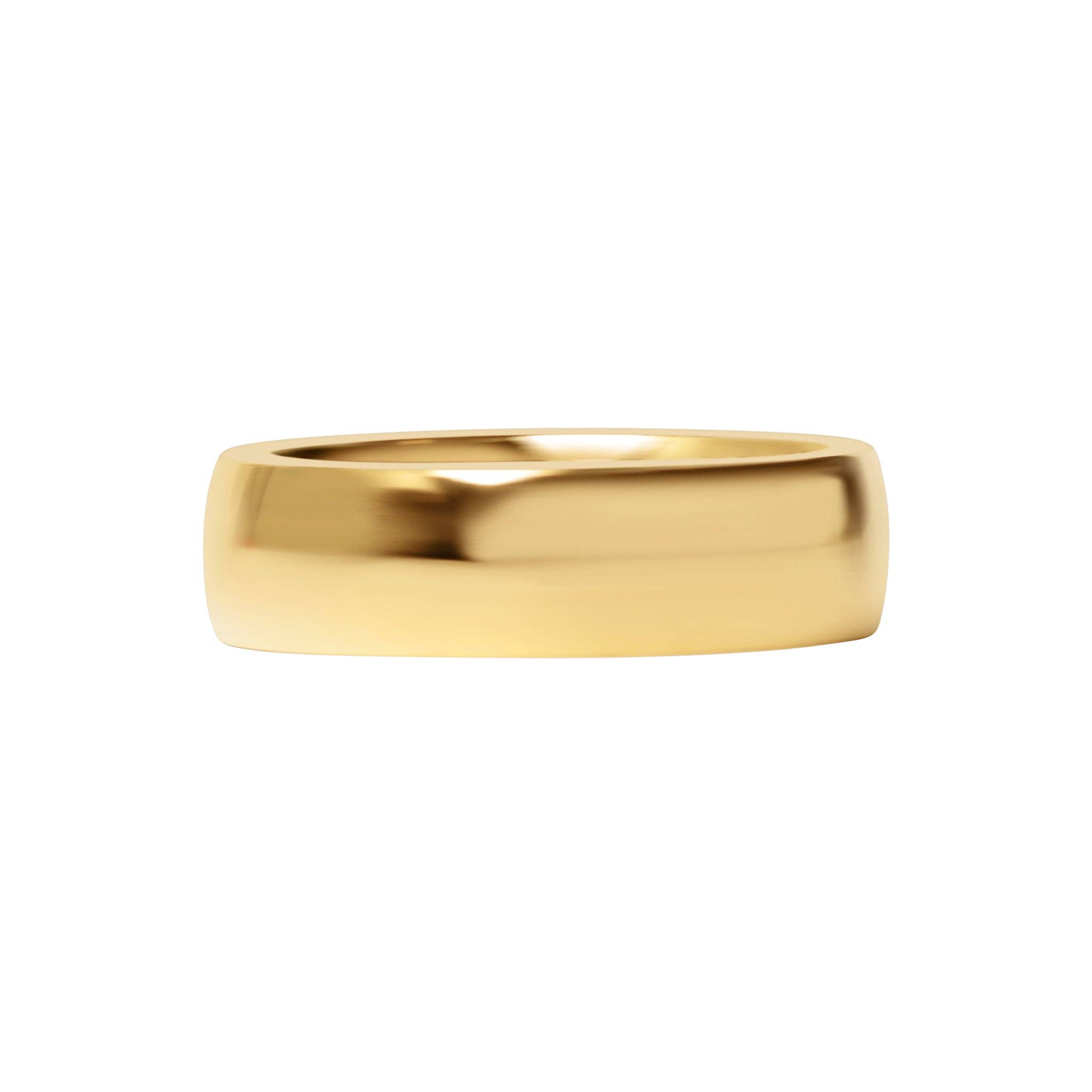 WJW - Wholesale Band/Stacked Ring - Stainless Steel Blank Gold Ring4