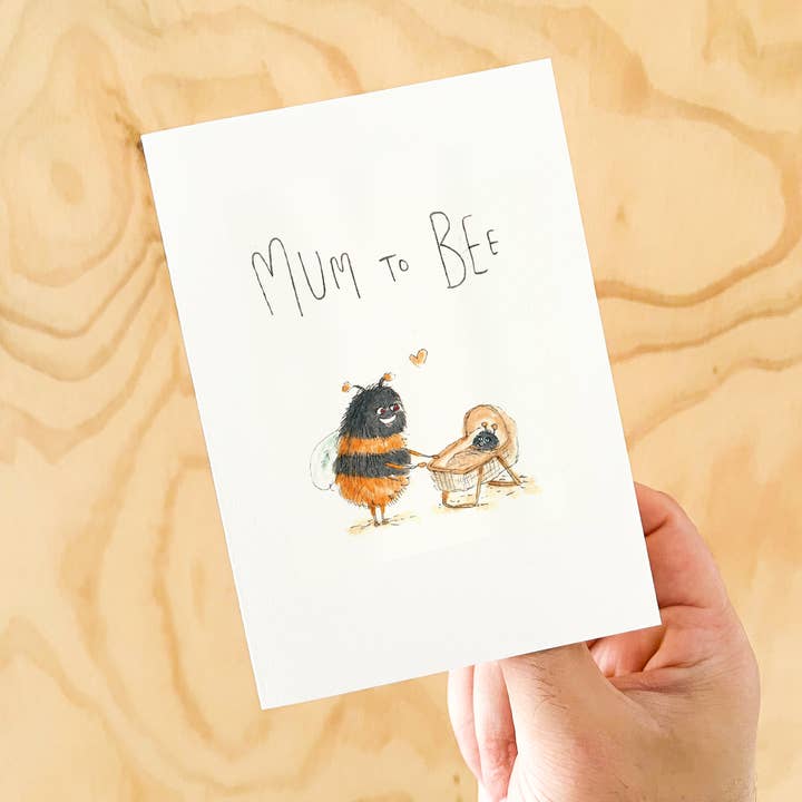 Well Drawn - Wholesale Mother’s Day card - Mum To Bee5