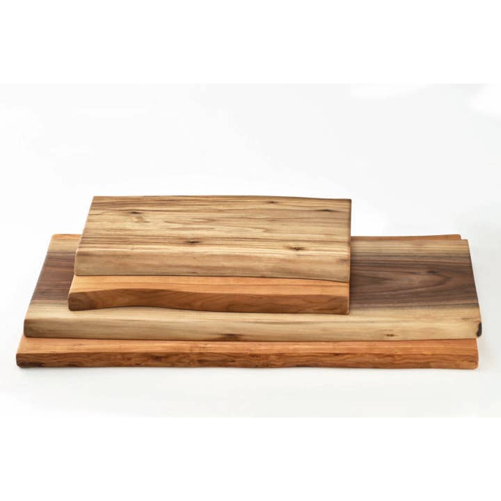Holland Bowl Mill – wholesale Cutting board – Double Live Edge Cutting and Presentation Boards