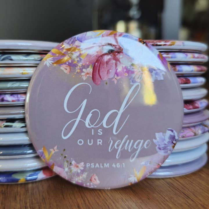 All Things Cherrie - Wholesale Magnet - God is Our Refuge Christian Magnet1